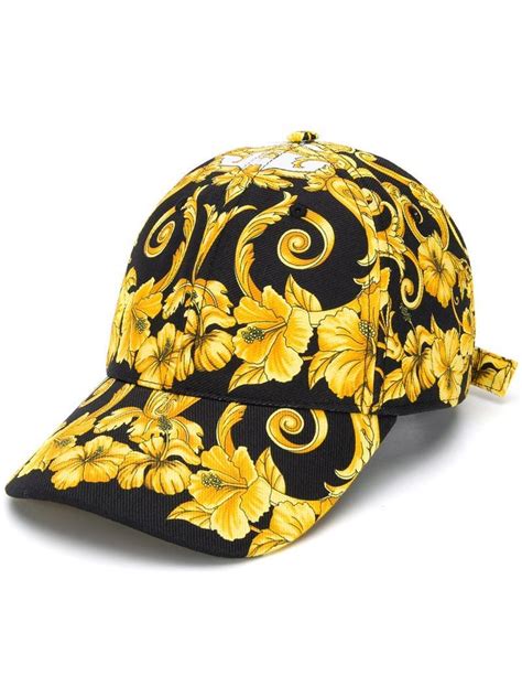 black versace cap|Versace hat farfetch.